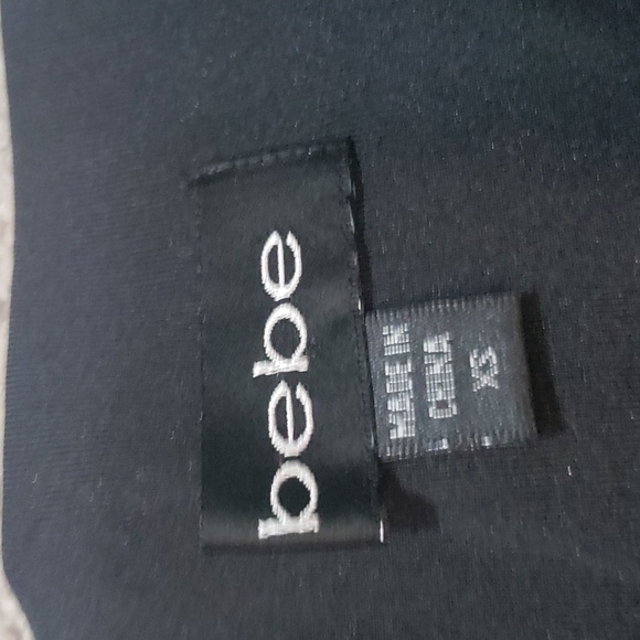 Bebe women's Y2K purple/black ruffle silk mini skirt xs - Picture 6 of 7